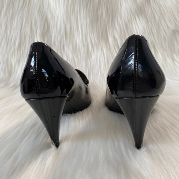 Coach Black Patent "Stasia" Heel Size 7.5 - Picture 4 of 5